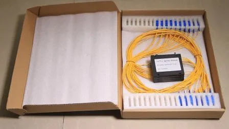 Splitter per fibra ottica con tubo in acciaio senza blocchi 1X8 di alta qualità