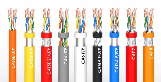 Personalizzazione Cavo di rete CAT6 CAT6A Cat7 Cat8 UTP SFTP FTP